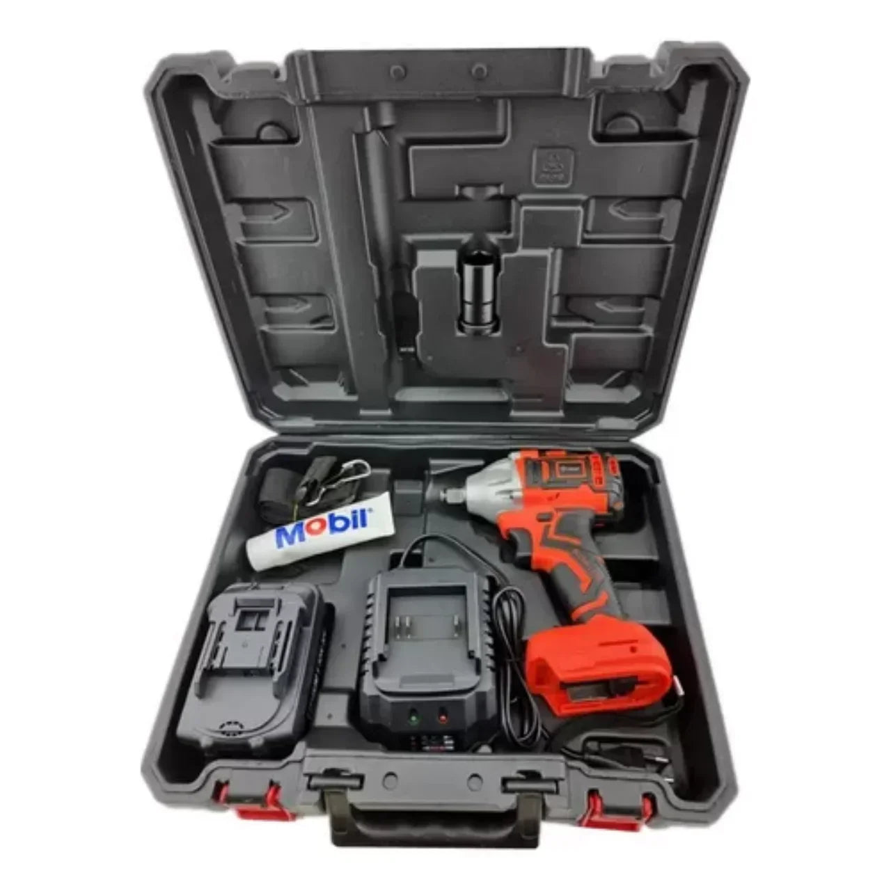 Llave De Impacto Inalámbrica 1/2" Brushless 20V + 1 Batería 4.0Ah + 1 Cargador Toyaki