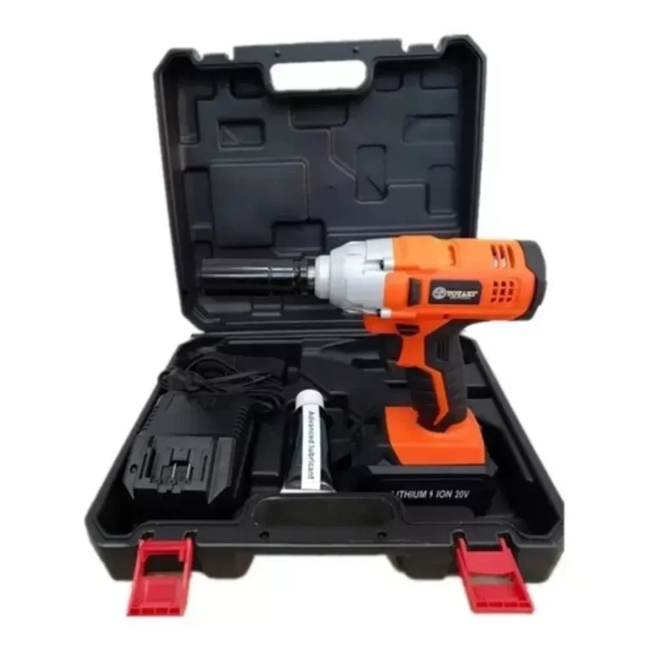 Llave De Impacto Inalámbrica 1/2" 20V + 1 Batería 4.0Ah + 1 Cargador Toyaki