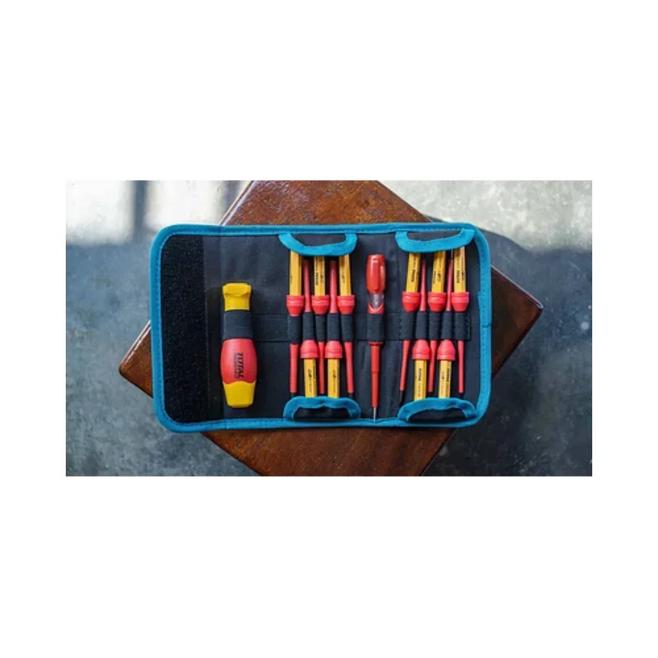 Juego De Destornilladores Aislantes Intercambiable De 12 Piezas Total