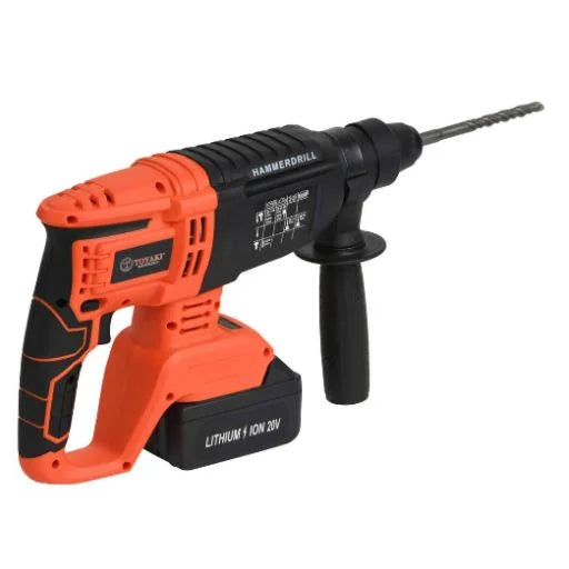 Rotomartillo Inalámbrico Brushless 20V + 1 Baterías 4.0Ah + Cargador Toyaki