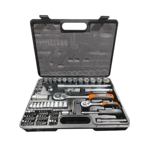 Juego De Dados 72 Piezas 1/4" y 1/2" Makawa