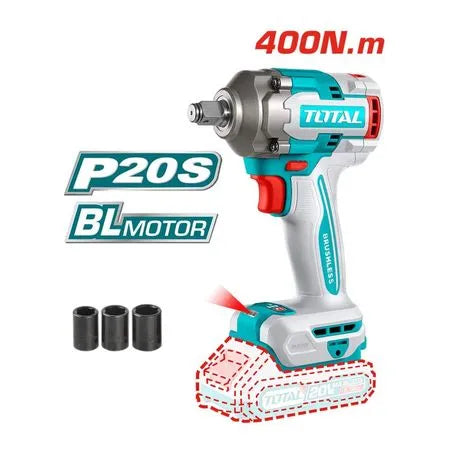 Kit Taladro Percutor + Llave De Impacto + Pistola De Calor + Multifuncional Total