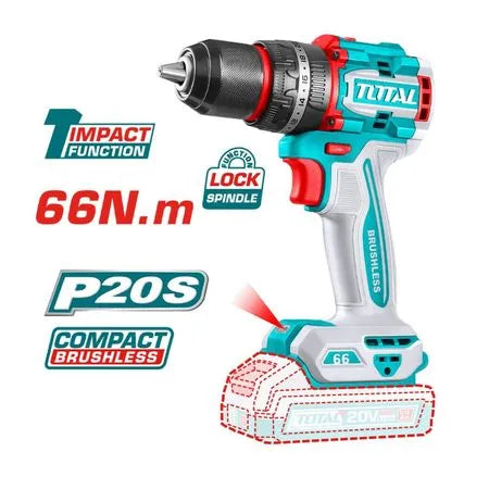 Kit Taladro Percutor + Llave De Impacto + Pistola De Calor + Multifuncional Total