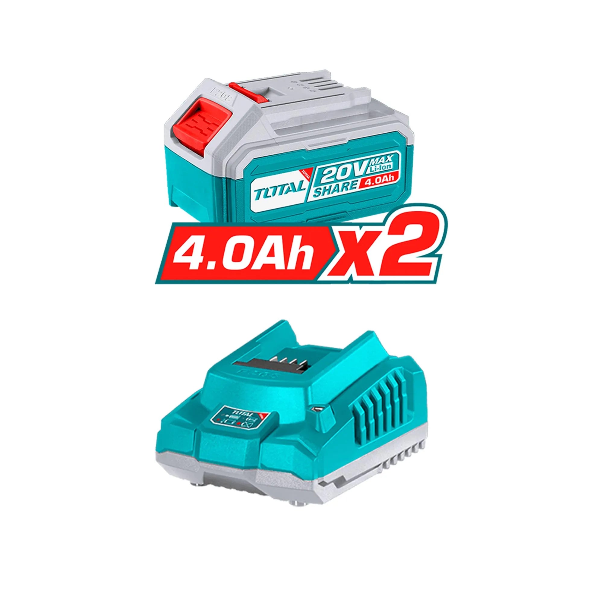 Combo 9 herramientas inalámbricas + 2 Baterías 4.0 AH + Cargador + Bolso Total