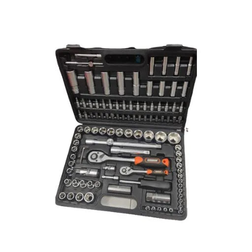 Juego De Dados 108 Piezas 1/4"+ 1/2" Makawa