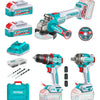 Kit Taladro Atornillador 66 Nm + Esmeril Símil 1000W + Llave de Impacto 400 Nm Total