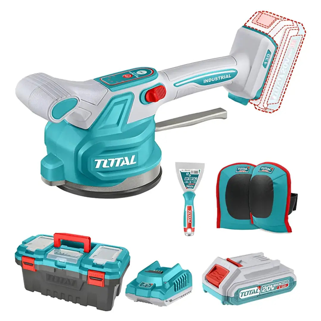 Ventosa Vibradora Inalámbrica 20V + accesorios Total