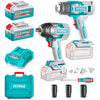 Llave De Impacto Inalámbrica Brushless 1/2" 850NM  + Pistola De Calor Total