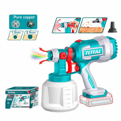 Pistola Para Pintar Inalambrico 20V Total