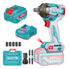 Llave De Impacto Brushless 460NM 1/2" 42V + 1 Baterías + 1 Cargador + Dados Total