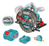 Sierra Circular Inalámbrica Brushless (7-1/4") 185Mm  42V + 1 Batería 2.5 Ah+ 1 Cargador + Accesorios Total
