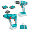 Combo Taladro + Rotomartillo Inalambrico 20V Total