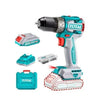 Taladro Inalámbrico Brushless 13Mm 20V 60Mn + 2 Baterías 2.0 Ah + Cargador Total
