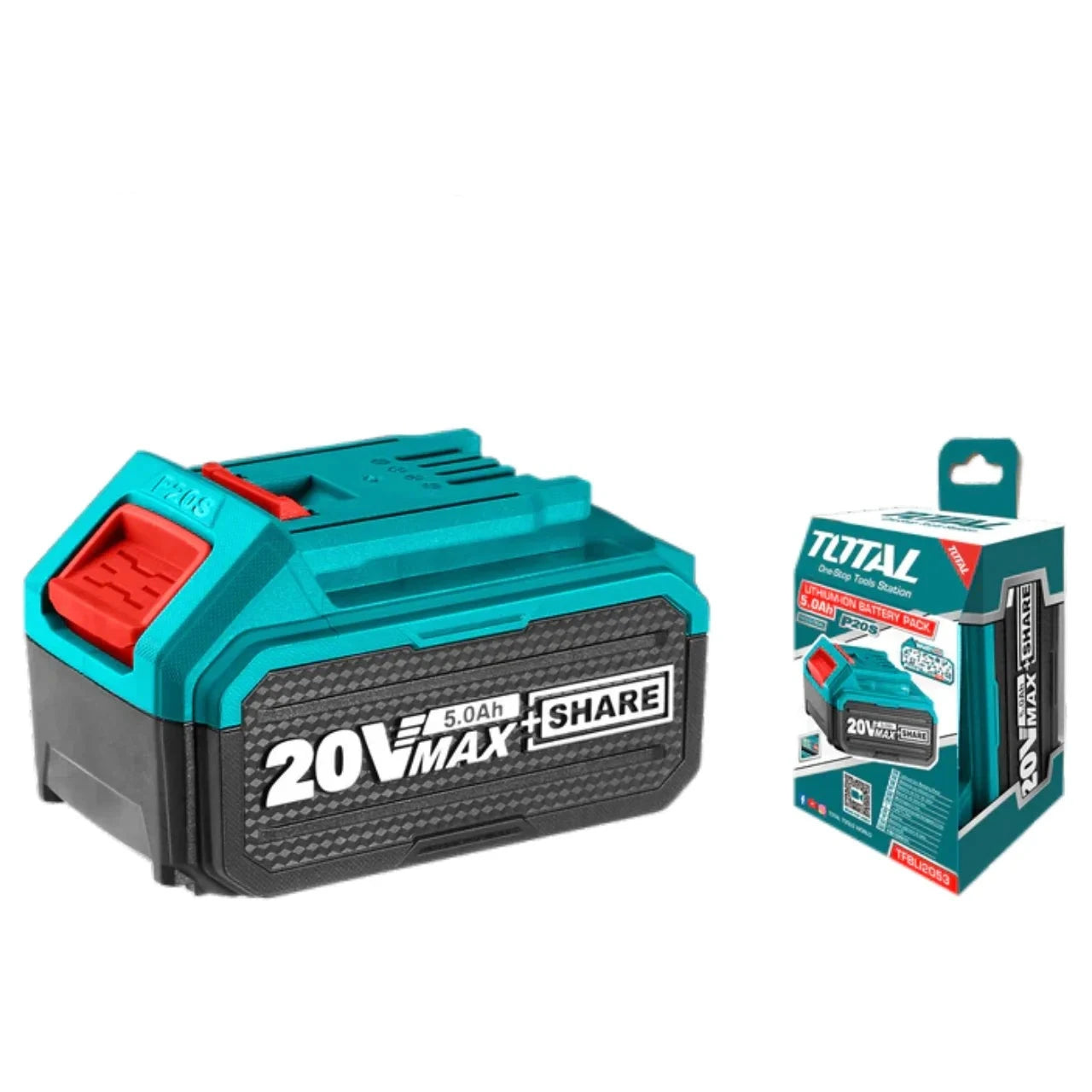 Bateria Litio-Ion 20V 5.0Ah P20S Total