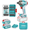 Atornillador de Impacto 1/4″ Total 20V + Juego de Puntas y Dados Total