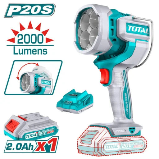 Lampara de Trabajo Inalámbrica 22.5W + Batería + Cargador Total